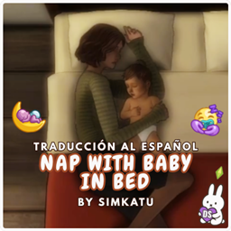 Nap with baby in bed By Simkatu | Spanish Translation By Dareksimmer