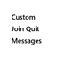 Custom Join Quit Messages logo