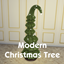 Modern Christmas Tree logo