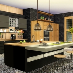 Modern loft kitchen
