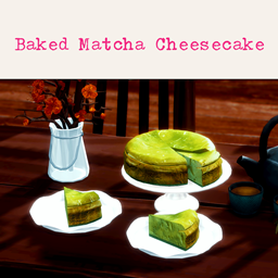 Baked Matcha Cheesecake logo