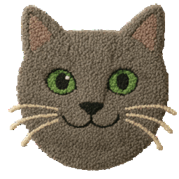 Cat Tufted Rug