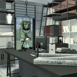 Loft Office Room