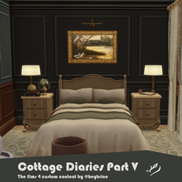 Cottage Diaries Part V - Bedroom logo