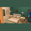 Cozy chic master bedroom logo