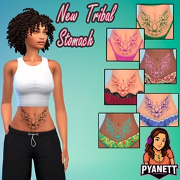 New tribal for the lower stomach project image