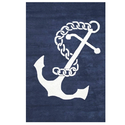 Nautical Anchor Rug