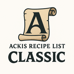 Ackis Recipe List Classic: Alchemy logo