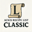 Ackis Recipe List Classic: Leatherworking logo