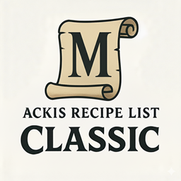 Ackis Recipe List Classic: Mining project image