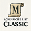 Ackis Recipe List Classic: Mining logo