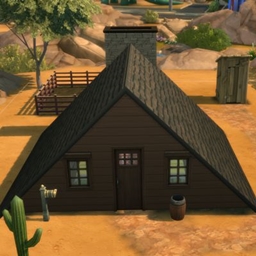 Simple hut for rags to riches or historic game play