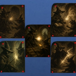 Dark Academia Cat Wizards 2
