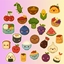 Cute Kawaii Food Decal - Stickers