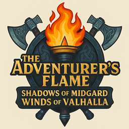 The Adventure Flame Winds of Vahalla logo