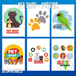 Pets shop posters project image