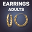 Medium Twisted Hoop Earrings logo