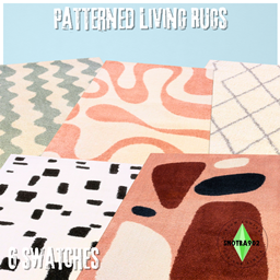 Patterned Living Rugs