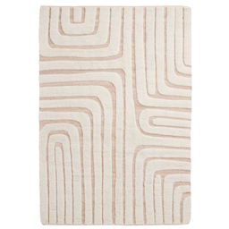 Beige Geometric Rug V2