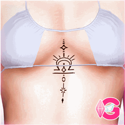 Zodiac Aesthetic Sternum Tattoos [HQ compatible] logo