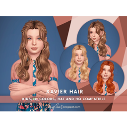 SONYASIMS - XAVIER HAIR KIDS (WITH BANGS) project image