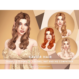 SONYASIMS - XAVIER HAIR (WITH BANGS) project image