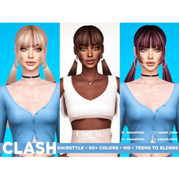 CasualSims - Clash Hairstyle - With Bangs project image