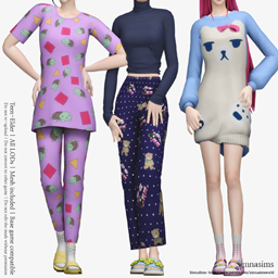 Huntrix Pajama Set logo