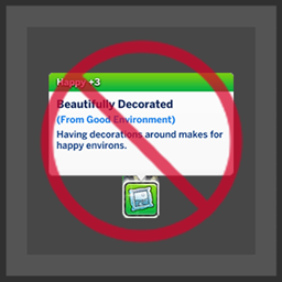 No Decoration Moodlets project image