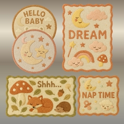 Cute Baby Rugs / Nursery Decor