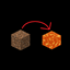 Dirt to lava logo