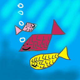 three fish in a horse stable