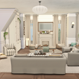 Coastal Elegance Living Room
