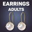 Dripping Gold Pearl Earrings logo