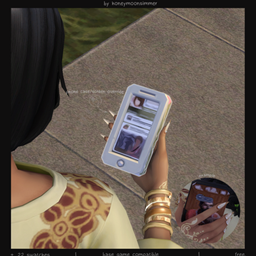 a silly base game phone case & screen override🕺 logo