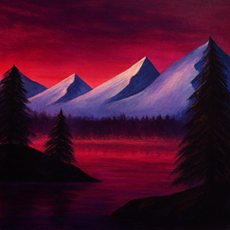 Red Dawn Painting project image