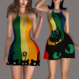 Dress Black cat  project image