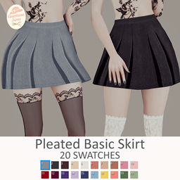 Pleated Basic Skirt logo