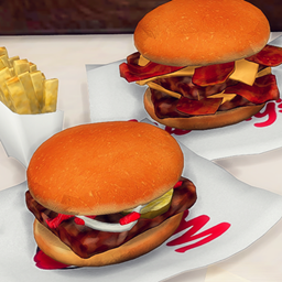 W Fast Food Restaurant Set 1 logo