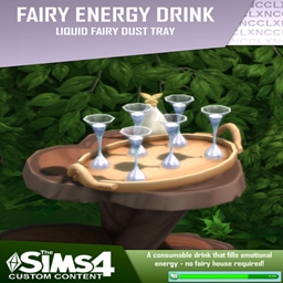 Fairy Energy Drink Liquid Fairy Dust Tray by Lumenniveus | Chinese Translation