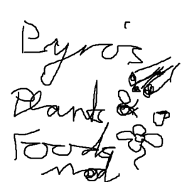 Pyro's Plants and Foods thingos logo