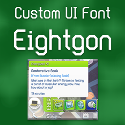 Custom UI Font - Eightgon project image