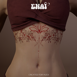 Eternal Bloom ✦ Red Ink Tattoo logo