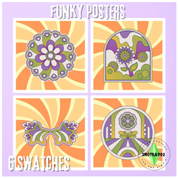 Funky posters project image