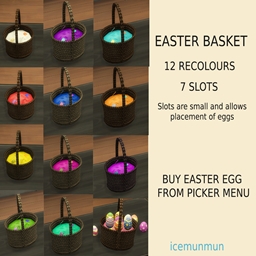 Functional Easter Basket with Edible Easter Eggs By icemunmun | Chinese Translation