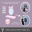 Pink Pastels Vanity Table Set logo