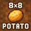 PotatoCraft 8x - Bedrock logo