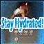 Stay Hydrated - New Need "Thirst" logo