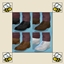 Male Solid Neutral Shoes Set logo
