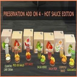 Canning Preservation Station Add On 4 - Hot sauce and Chips By icemunmun | Chinese Translation